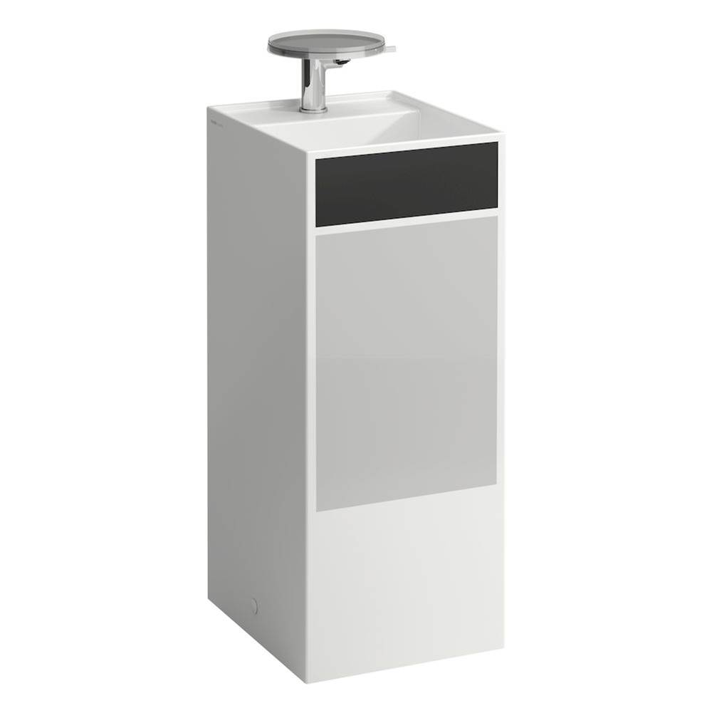 Laufen Freestanding washbasin with concealed outlet, w/o overflow